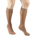thumbnail image 1 of Truform Sheer Knee High Stockings: 8 - 15 mmHg, Taupe, X-Large, 1 of 7