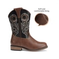 thumbnail image 5 of DREAM PAIRS Kids' Western Cowboy Boots Classic Embroidered Cowgirl Boots for Toddlers/Little Kids Durable Non-Slip Western Boots with Convenient Pull Tabs, 5 of 5