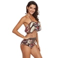 thumbnail image 3 of Ckdifva Pixel Coffee Cakes Womens High Waisted Bikini Set Two Piece Swimsuit Bathing Suits, 3 of 5