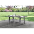 thumbnail image 4 of Outdoor Patio Dining Set 6 Piece - Table, 4 Chairs, Bench - Umbrella Ready, 4 of 7