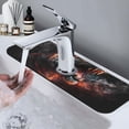 thumbnail image 7 of Sikiie Cool Tiger Splash Guard for Sink Faucet-1 PC Super Absorbent Fast Drying Mat Sink Gadgets-Splash Guard for Kitchen, Sink Mat, 7 of 7