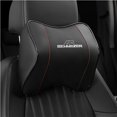 thumbnail image 4 of Reposacabezas de cuero para asiento de coche, cojín de apoyo para el cuello, compatible con BMW AC Schnitzer M 3 5 6 ZE E46 E39 X1 X3 X5 X6, accesorios para coche, 4 of 5