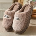 thumbnail image 3 of Winter Thick-soled Indoor Warm Plush Slippers, 3 of 12