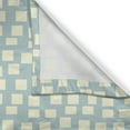 thumbnail image 3 of Ambesonne Modern Kitchen Curtains, Big Small Squares Tile, 55"x39", Pale Blue Cream, 3 of 3