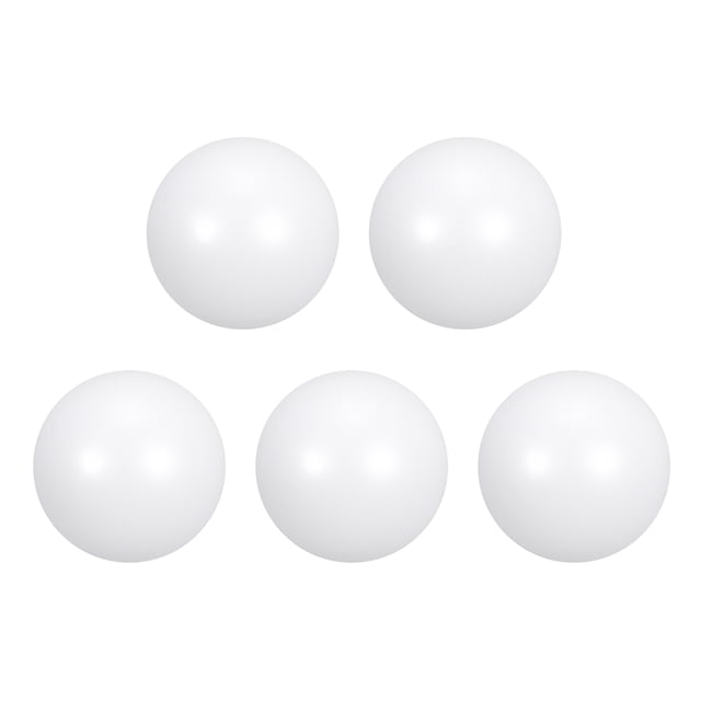 Bola de PTFE, Diámetro de 7mm, Acabado Rectificado, Bomba Neumática de Diafragma Blanca 5pcs