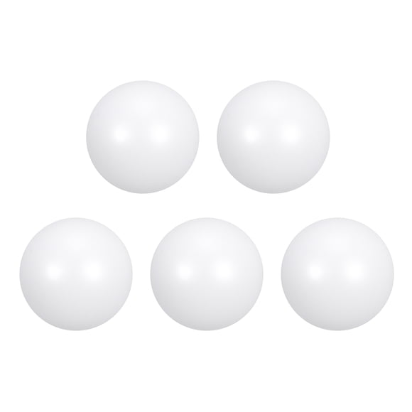Bola de PTFE, Diámetro de 7mm, Acabado Rectificado, Bomba Neumática de Diafragma Blanca 5pcs