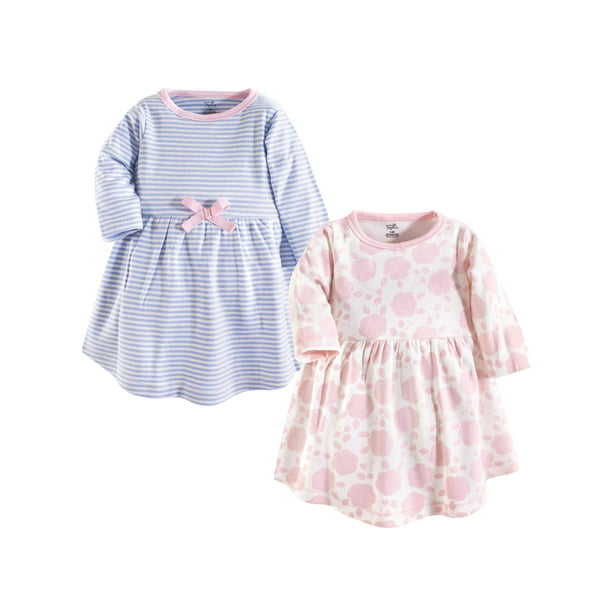 Touched by Nature - Toddler Long Sleeve Organic Dress 2pk (Baby Girls ...