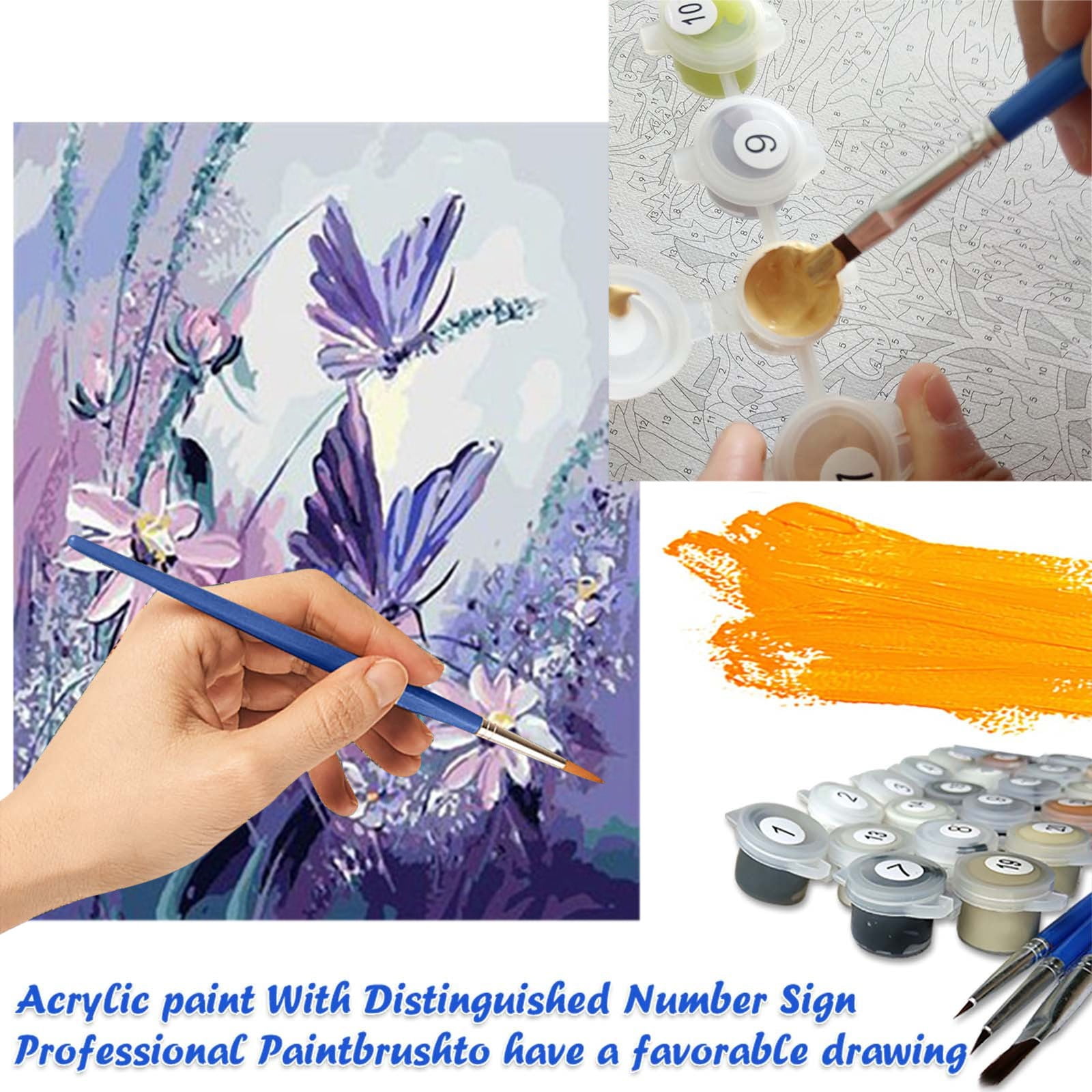 Dengmore Sales DIY Painting By Numbers Kit Coloring By Numbers Picture By  Numbers Home Decors 