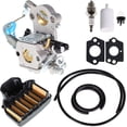 thumbnail image 2 of Carburetor Kit Replacement for Husqvarna 455 460 455E Chainsaw 544 22 74 01, 2 of 5
