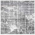 thumbnail image 2 of SAFAVIEH Amelia Gorden Abstract Area Rug, Gray/Charcoal, 6'7" x 6'7" Square, 2 of 11