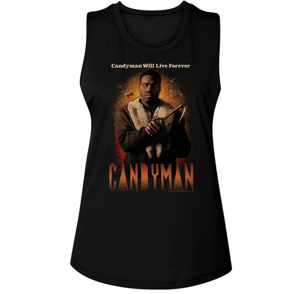 Candyman Say His Name Black Women's Muscle Tank T-Shirt 2Xl