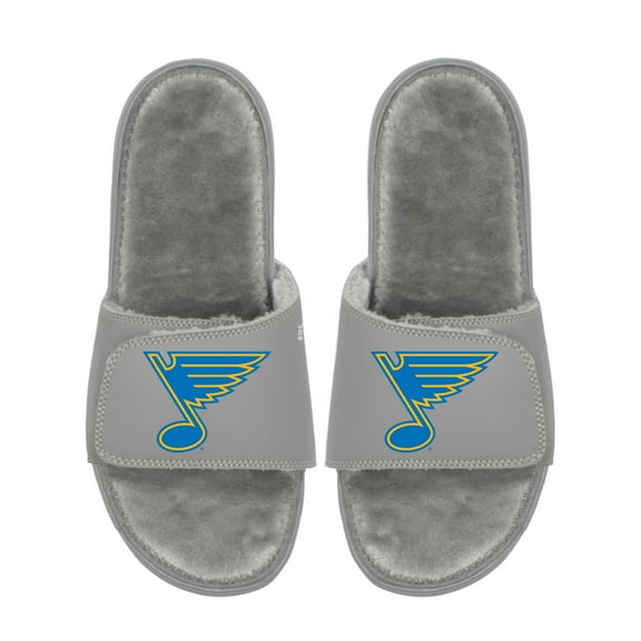 Unisex ISlide  St. Louis Blues Logo Fur Slide Sandals