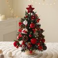 thumbnail image 4 of 2023 New Christmas Tree Home Desktop Small Light Decorations Christmas Mini Ornaments Ins Diy Mini Christmas Tree Girl Gift, 4 of 5