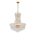 thumbnail image 1 of CWI Lighting Empire 8 Light Down Chandelier With Gold Finish, 1 of 5