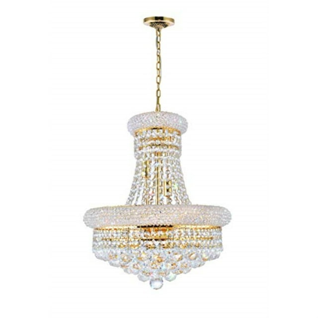 CWI Lighting Empire 8 Light Down Chandelier With Gold Finish