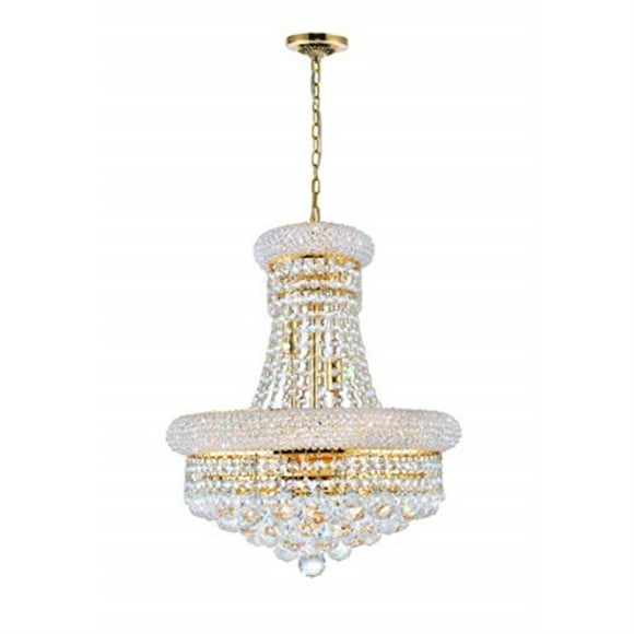 CWI Lighting Empire 8 Light Down Chandelier With Gold Finish