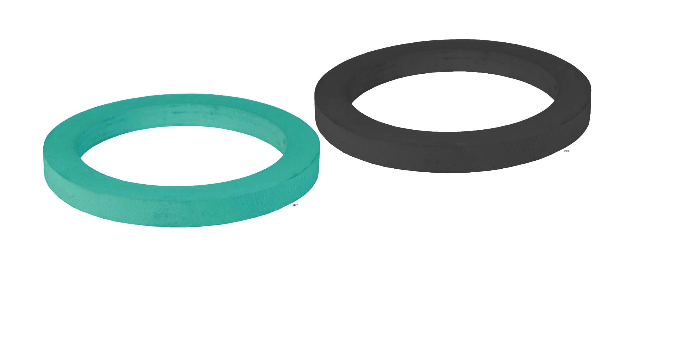Lamons 4 Inch CAMLOCK Gasket - Food Grade White Buna/NBR, 1/4" Thick For Hose Couplings