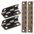 thumbnail image 3 of EXHUMKY Retro Metal Hinges Smooth Operation for Wooden Boxes Jewelry Box Hardware, 3 of 6