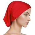 thumbnail image 2 of Yoyauz Muslim Women Wearing Headscarf Hat, Solid Color Headscarf Hat, Elastic And Breathable Lower Cover, Fully Covered Lower Pipe Cap, 2 of 5