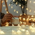 thumbnail image 4 of String Lights Fairy Lights Twinkle Lights for Bedroom Wedding Patio Classroom Indoor Outdoor Decor 10FT A, 4 of 9