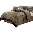 thumbnail image 1 of Comforter Set King Size  7-Piece Soft Bedding Quilt  Coverlet Bedspread with Traditional Floral Medallion Pattern for Bedroom, 1 of 4