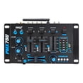 thumbnail image 2 of Pyle PMX7BU 3 Channel Bluetooth DJ Sound Board Mixer System with Mic Talkover, 2 of 9
