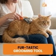 thumbnail image 5 of 2-in-1 Dematting Comb For Dogs  Pet Rake Double-sided Dog Brush Shedding Deshedding Cats Undercoat Mat Tool Long Haired Matting Hair, 5 of 8