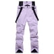 thumbnail image 4 of Pantalones de esquí para hombres y mujeres, de gran tamaño, con revestimiento cálido, doble impermeable y resistente al viento., 4 of 6