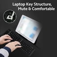 thumbnail image 3 of Convenient Folding BT Keyboard Compatibility Intelligent Matching Simple & Compact Long-lasting Battery Life Easy to Carry Black, 3 of 7