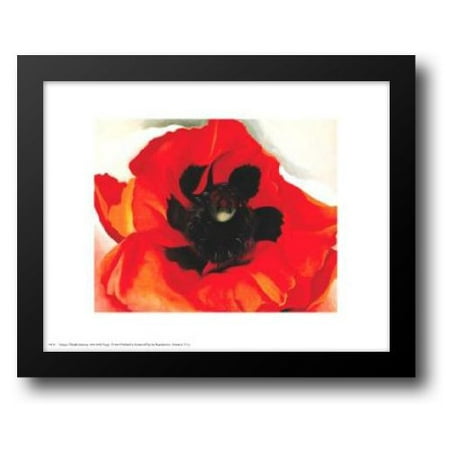 - Poppy 18x15 Framed Art Print by O'Keeffe, Georgia