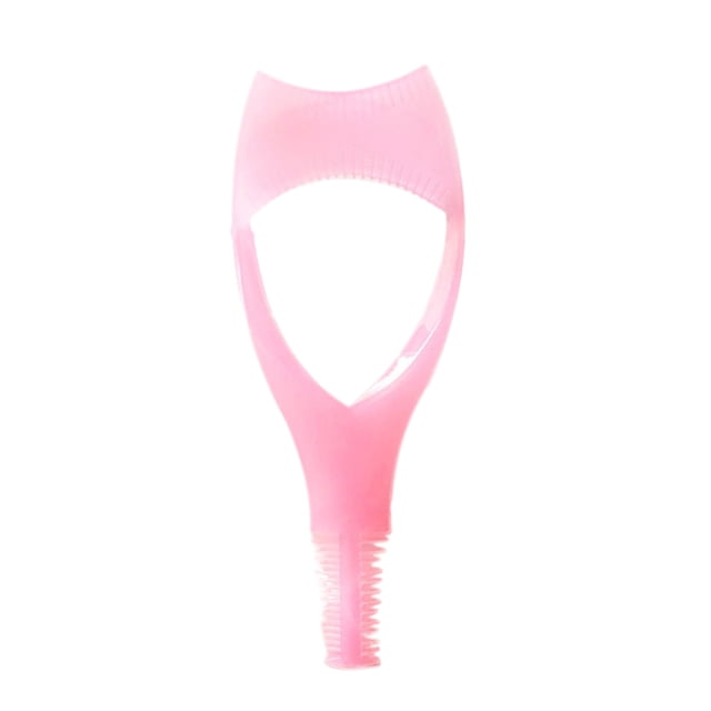 Vogacara Protector de máscara 3 en 1, aplicador de rizador de pestañas naturales postizas portátil, protector de guía, suministros de belleza para Difuminador de ojos Vogacara CE001053-00