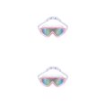 thumbnail image 2 of Soidarity Gafas de natación impermeables para esnórquel, gafas subacuáticas para piscina, accesorios para interiores y exteriores, color rosa para Rosa Colorido Adulto 2piezas Soidarity CBP445449, 2 of 5