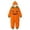 P-103Orange37, variant on MEZZALL Kids Pumpkin Theme Onesie For Halloween Day With Festive Pumpkin Cute Cartoon Long Sleeve Jumpsuit For Children Pajamas Loungewear