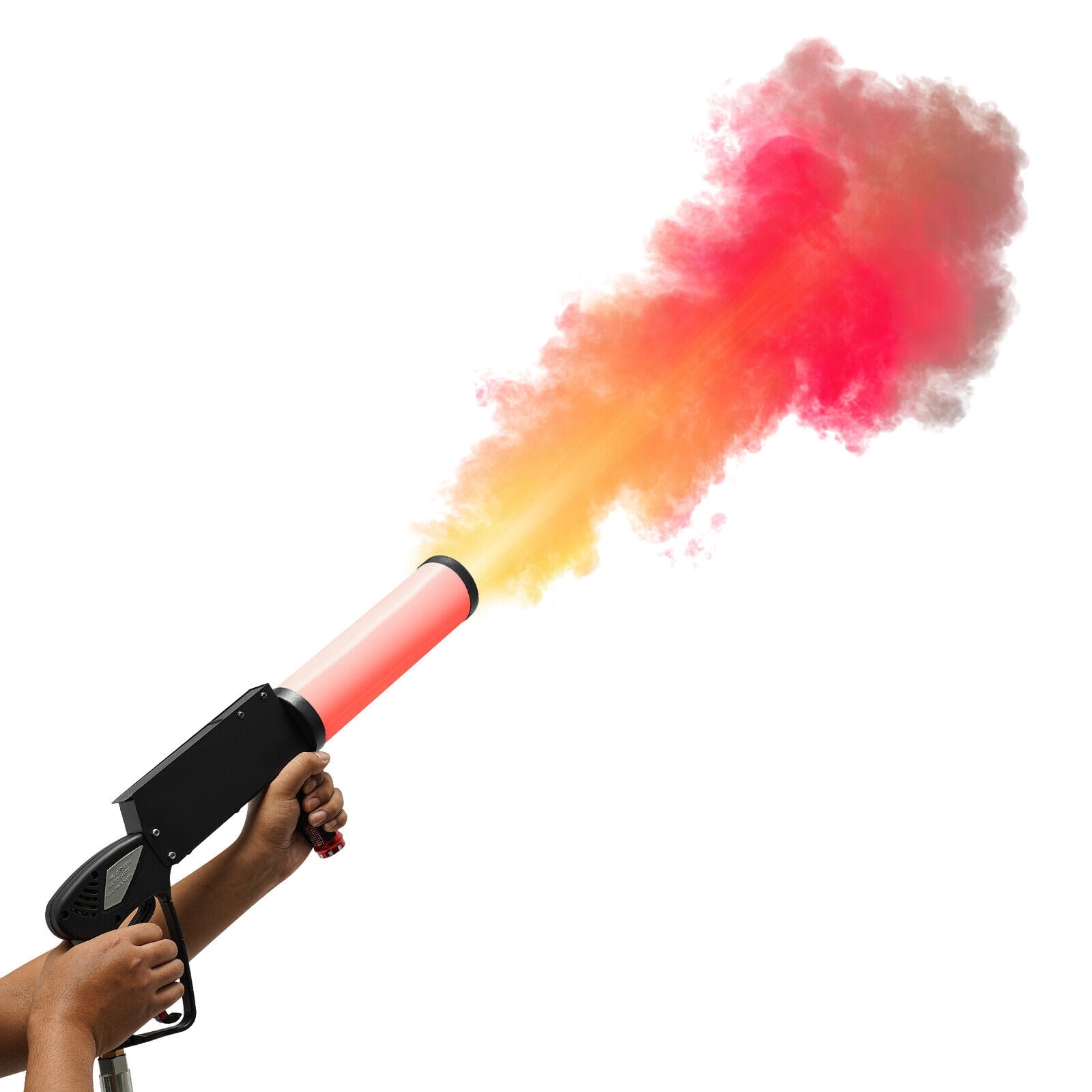 CO2 Handheld Smoke Machine - 16.4-32.8ft Spray Distance, LED Lights, High Pressure, Easy Operation, Portable for Parties, Concerts & Festivals