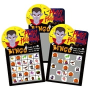 WhatSign Halloween Scratch Off Bingo Game Cards for Kids Adults 28 Players Vampire Scary Bingo Prizes Scratch Off Cards for Halloween Party Games Favors Supplies Classroom Family Activities