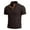 A_ Coffee, variant on Men's Stand Collar Vintage Corduroy Henley Shirts - Pullover Short Sleeve Summer Athletic Casual Tee Tops Coffee XXXXXL