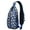 Exotic Flowers, variant on Tropical Floral Sling Backpack, Lightweight Crossbody Daypack with Exotic Botanical Design, Ideal for Beach Travel, Summer Adventures, and Outdoor Activities