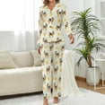 thumbnail image 2 of Top-kevin Western Themed Horse Women's Long-Sleeve Shirt And Full-Length Bottom Pajama Set, 2 of 12