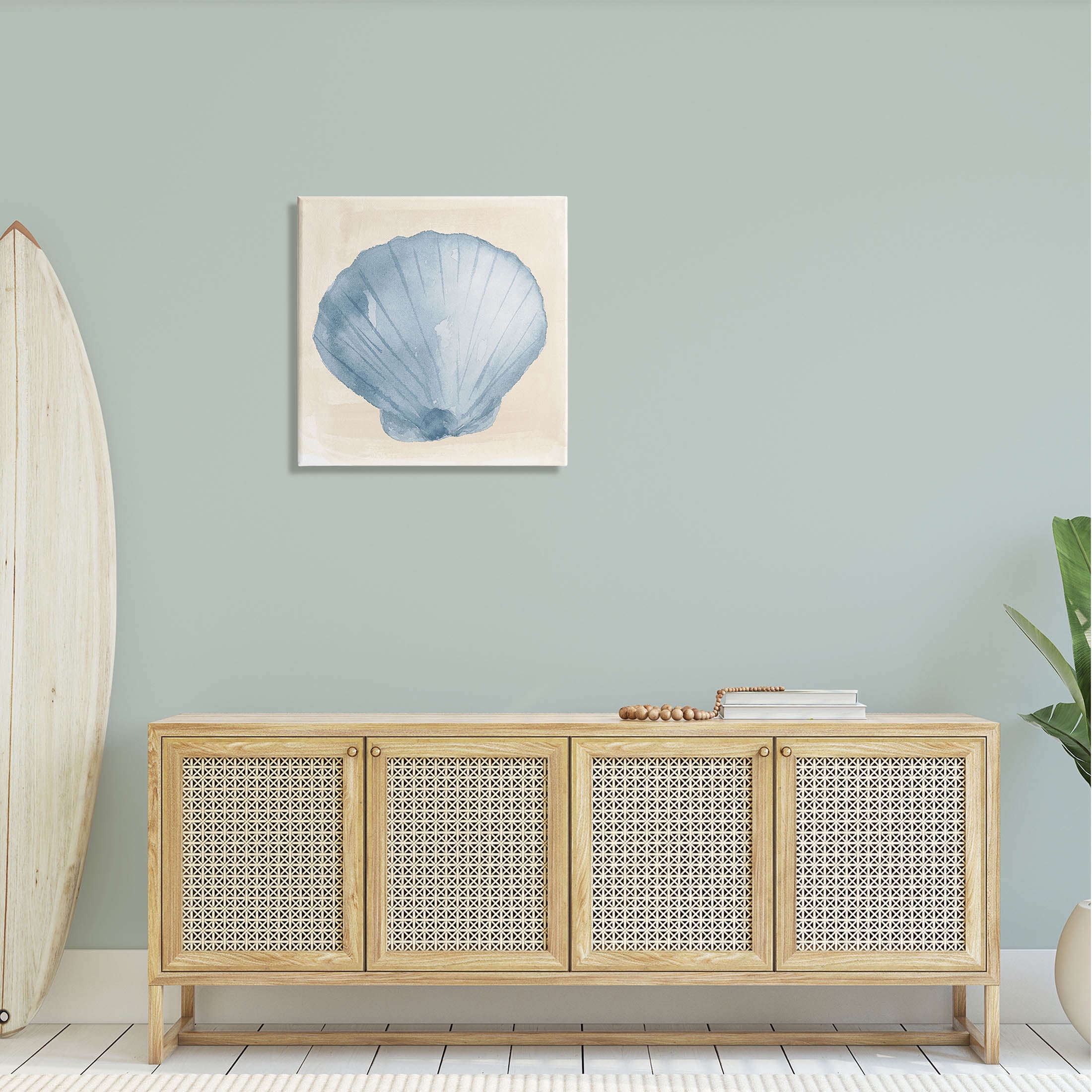 Sea Life Clamshell Composition Animals & Insects Graphic Art Gallery Wrapped Canvas Print Wall Art