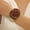 BROWN, variant on Marble Pattern Resin Embedded Eco-Friendly Open Cuff Bracelet Mother's Day Gift Boho Style Costume Accessory