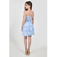 thumbnail image 3 of Vestido vaporoso con volantes Roman Fashion /Juvenil, 6805 (Azul claro) azul CH, 3 of 5