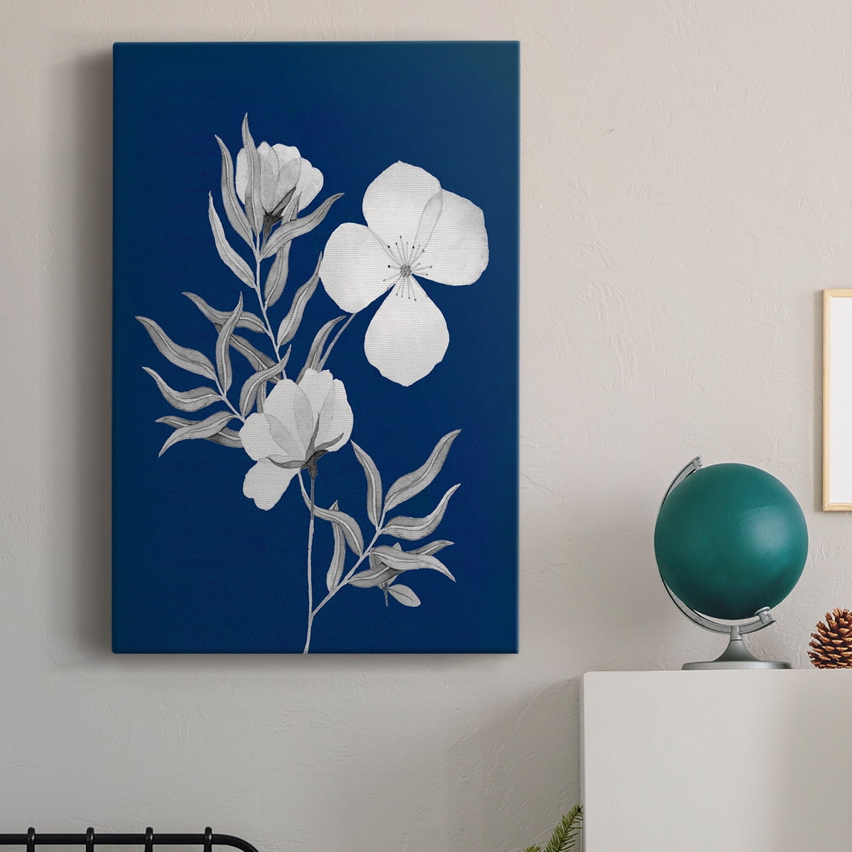 Indigo Sketch II Premium Gallery Wrapped Canvas - Ready to Hang