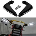 thumbnail image 3 of 1 par de protectores de manos para motocicleta Sharpla Manoplas LED Negro, 3 of 7
