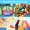 thumbnail image 2 of Americana 3 Ring Kiddie Pool 60'' X 12'' for Kids Toddlers Outdoor Indoor Fun, 2 of 6