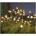 thumbnail image 2 of 10 luces impermeables en forma de luciérnaga luz LED solar decoración de jardín al aire libre luz de paisaje decorativa, luz de Color cálido, 2 of 5
