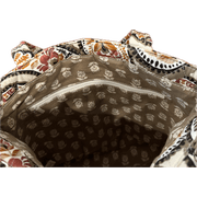 Vera Bradley Women's Exclusive Premium Cotton Open Tote Bag in Blooming Paisley