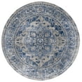 thumbnail image 2 of SAFAVIEH Brentwood Emalee Oriental Area Rug, Blue/Ivory, 6'7" x 6'7" Round, 2 of 11