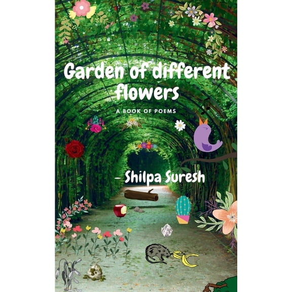 Garden of different flowers, (Paperback)
