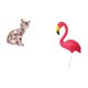 thumbnail image 5 of Estatua De Gato Y Pájaro, Figura Decorativa, Escultura Animal, Adorno Artístico Para Chimenea, Jardín, Accesorios Para Jardín De Hadas, Escultura De Flamenco Para Jardín, Ideal Para La, 5 of 8