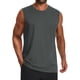 thumbnail image 1 of Camiseta sin mangas Cotrasen para hombre, entrenamiento, color gris oscuro, talla 2XL, 1 of 6
